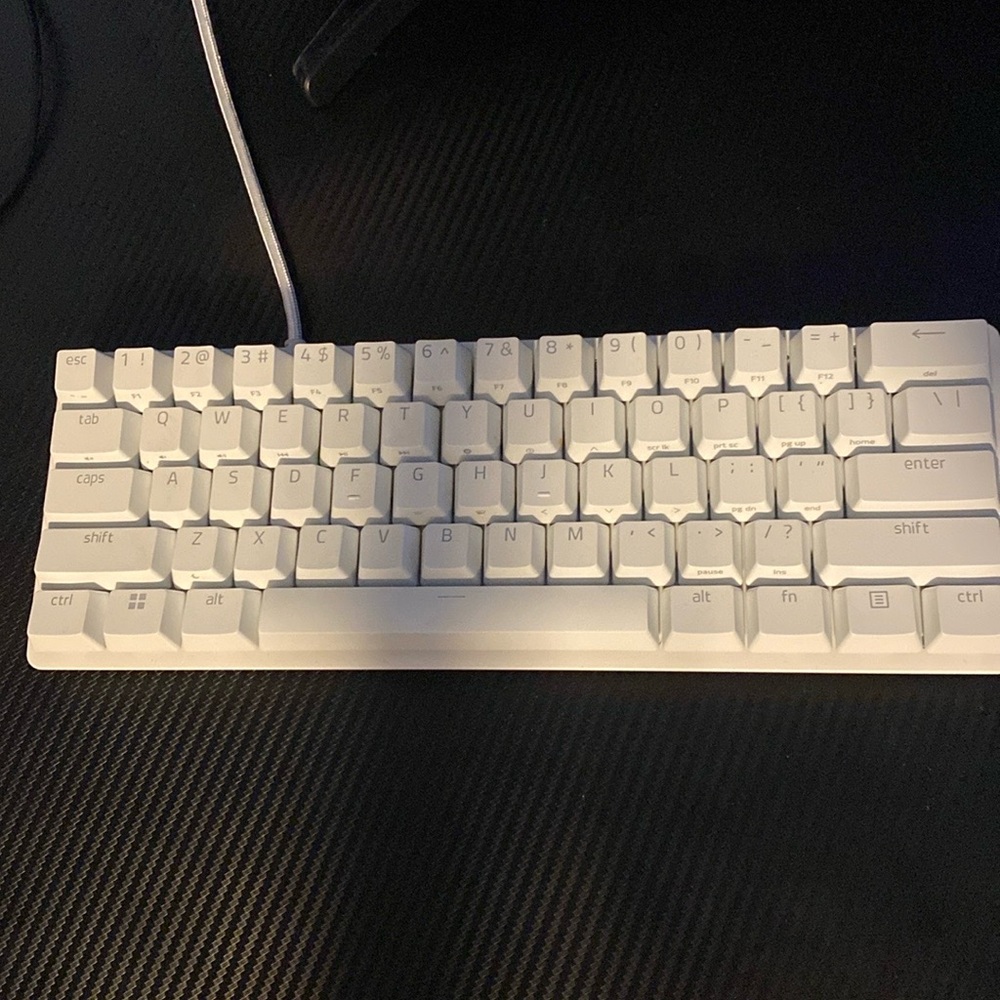 Razer White Mechanical Keyboard
